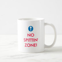 ¡flecha, NINGUNA ZONA de SPITTIN! Tazas
