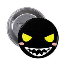 Fleck the Black Ghost Head Button
