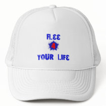 flee 4 your life trucker hats