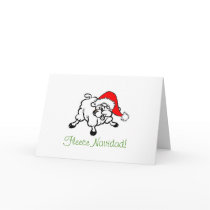 Fleece Navidad Card