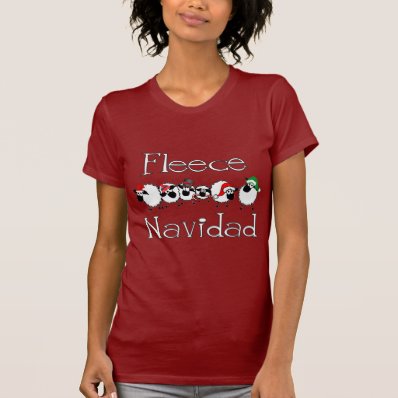 Fleece Navidad Funny Christmas Apparel T-shirts