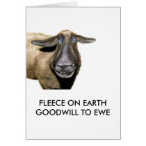 FLEECE ON EARTH cards by HumorDirect FLEECE ON EARTH cards
