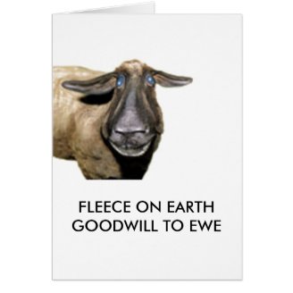 FLEECE ON EARTH CARD