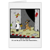 Fleeced: Sheep Cartoon Card