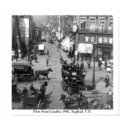 Fleet Street London 1901, vintage England print