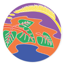 Fleeting-Moments Round Stickers