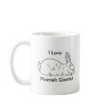Flemish Giant Rabbit Coffee Mug - Cup by HaleysRabbitFarm Flemish Giant Rabbit Coffee Mug - Cup