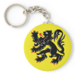 Flemish lion of Flanders key-ring Keychains