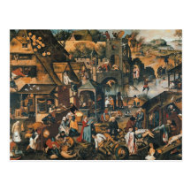 Flemish Proverbs Postcard