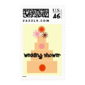 FLESH TONES WEDDING SHOWER CAKE STAMP