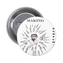 Fletch-tricity - Bright spark in the making Buttons
