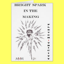 Fletch-tricity - Bright spark in the making cards