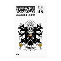 Fletcher Family Crest postage