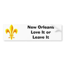 fleur8, New Orleans  Love It or Leave It bumper stickers