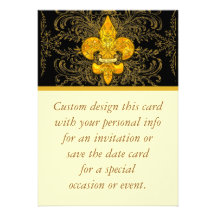 Fleur de Guardian Custom Invitations