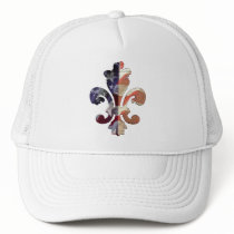 Fleur de Independence Flag cap hats