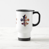 Fleur de Independence travel mug by ARTegrity Fleur de Independence travel mug
