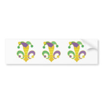 Fleur de Jester Bumper Stickers