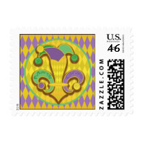 Fleur de Jester Stamp