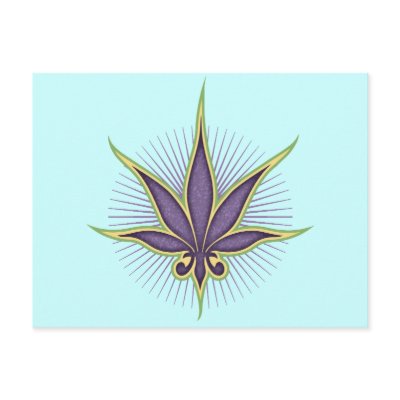 Fleur-de-Leaf Post Card by kbilltv