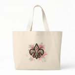 fleur de leis canvas bags