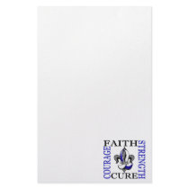 Fleur De Lis 3 ALS Personalized Stationery