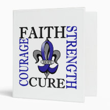 Fleur De Lis 3 Colon Cancer Binders