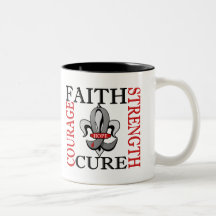 Fleur De Lis 3 Diabetes Coffee Mug