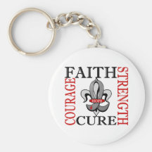 Fleur De Lis 3 Diabetes Keychains