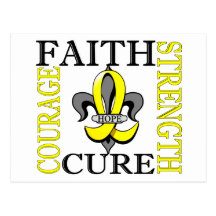 Fleur De Lis 3 Endometriosis Postcard