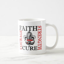 Fleur De Lis 3 Juvenile Diabetes Mugs