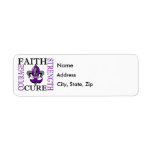 Fleur De Lis 3 Lupus Custom Return Address Label