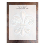 Fleur De Lis, Aged Copper-Look Printed letterhead