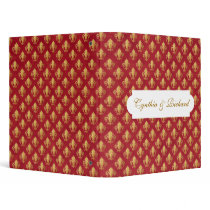 Fleur-de-lis 3 Ring Binders