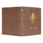 Fleur-de-lis binders