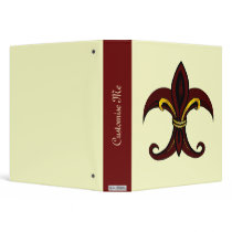Fleur de lis vinyl binders