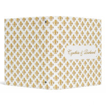 Fleur-de-lis 3 Ring Binders