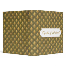 Fleur-de-lis 3 Ring Binders