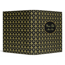 Fleur-de-lis Binder