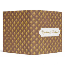 Fleur-de-lis Vinyl Binder