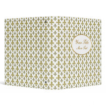 Fleur-de-lis Vinyl Binders