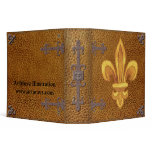 Fleur De Lis 3 Ring Binders