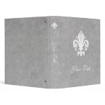 Fleur-de-lis binders