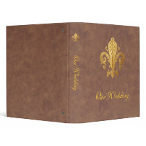 Fleur-de-lis 3 Ring Binders