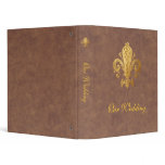 Fleur-de-lis binders