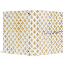 Fleur-de-lis 3 Ring Binders