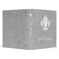 Fleur-de-lis 3 Ring Binders