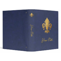 Fleur-de-lis Binder