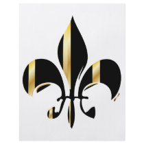 Fleur de Lis/black + gold Full Color Flyer