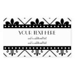 Fleur De Lis Border Business Card Template